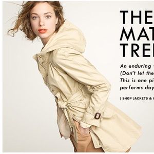 J. Crew Matinee Trench